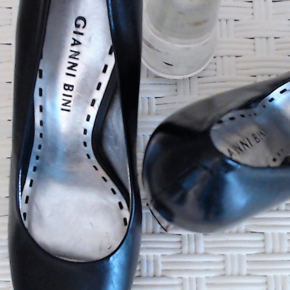 Gianni Bini Platform Heels Size 6.5 Brown Black - Picture 5 of 5